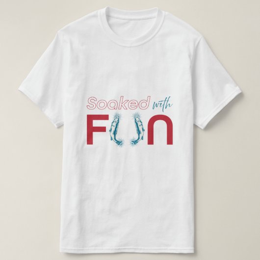 Mit Spaß getrunken - Sardinen Inspiriertes SommerT T-Shirt (Design vorne)