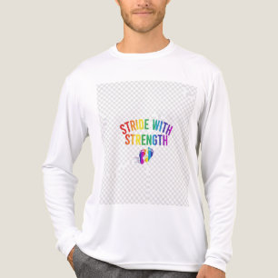 Mit Stärke anhalten. Tri-Blend Shirt