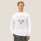 Mit Stärke anhalten. Tri-Blend Shirt (Vorderseite komplett)