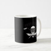 Mit Sticks Field Hockey Player Kaffeetasse (VorderseiteRechts)