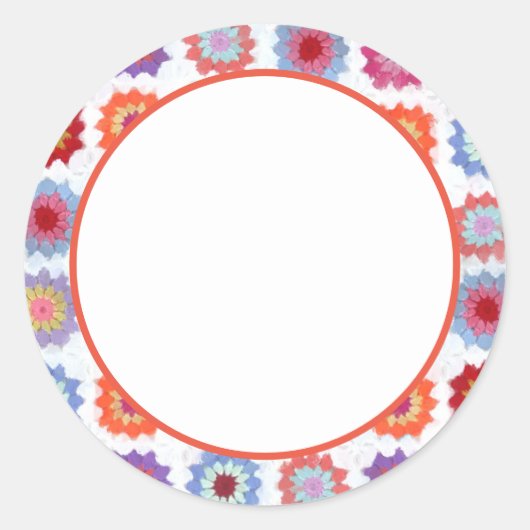 "Mit Stil versiegelt: klassisches Round-Siegel umm Runder Aufkleber (Vorderseite)