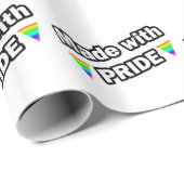 Mit Stolz hergestellt Geschenkpapier (Rolleneckpunkt)