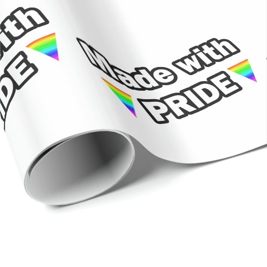 Mit Stolz hergestellt Geschenkpapier (Rolleneckpunkt)