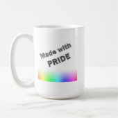 Mit Stolz hergestellt Kaffeetasse (Links)