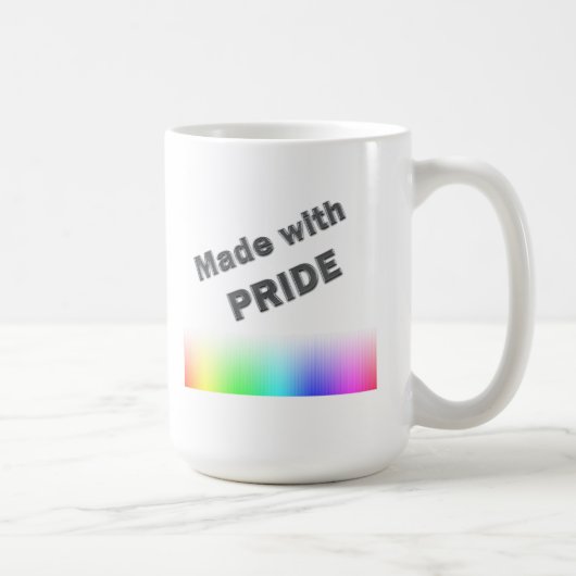 Mit Stolz hergestellt Kaffeetasse (Rechts)