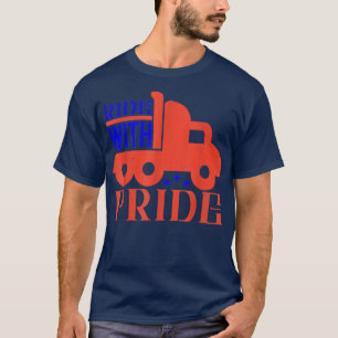 Mit Stolz Lastwagen fahren, lustiger LKW-Fahrer Vi T-Shirt