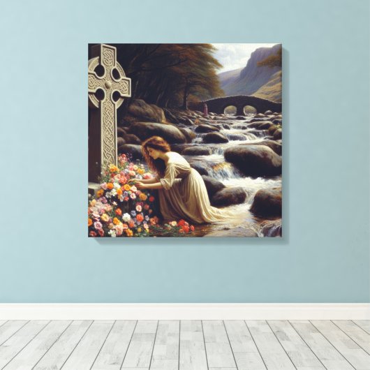 Mit Stream 2 Leinwanddruck (Insitu (Holzboden))