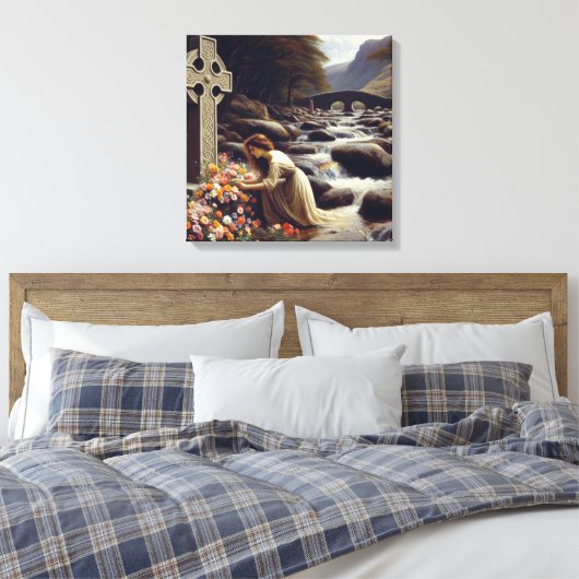 Mit Stream 2 Leinwanddruck (Insitu (Schlafzimmer))