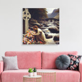 Mit Stream 2 Leinwanddruck (Insitu (Wohnzimmer))