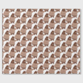 mit Strumpf Geschenkpapier (Flach)