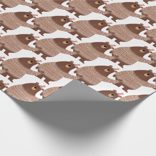 mit Strumpf Geschenkpapier (Ecke)