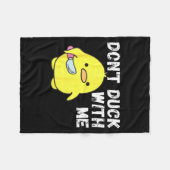 Mit Stuff Duck Rubber Duck Bekleidung Fleecedecke (Vorderseite (Horizontal))