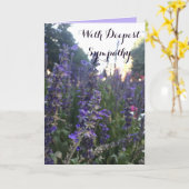 Mit Sympathiekarte Karte (Gelbe Blume)