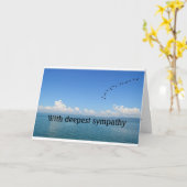 Mit Sympathiekarte Karte (Gelbe Blume)