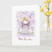 Mit Sympathy Card Kleine Herzblüte Karte (Gelbe Blume)