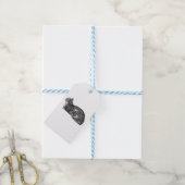 Mit Tabby Charm verziert Geschenkanhänger (Mit Garn)
