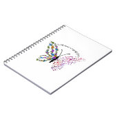 mit tapferen Flügeln fliegt sie Notizblock (Linke Seite)