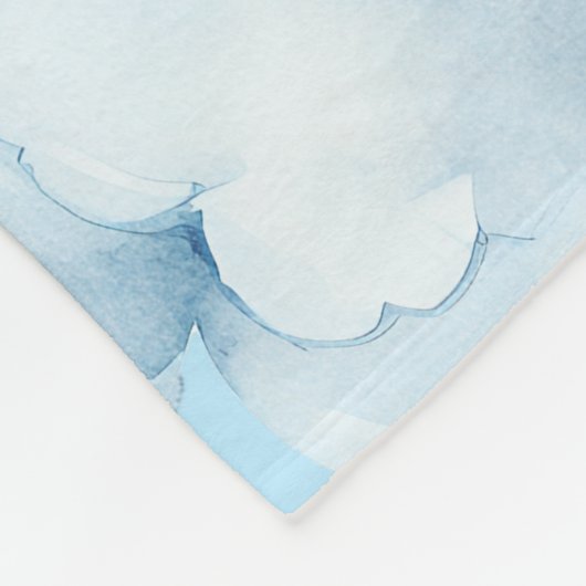 Mit Teddy Hoch auf Hochtouren Fleecedecke (Ecke)