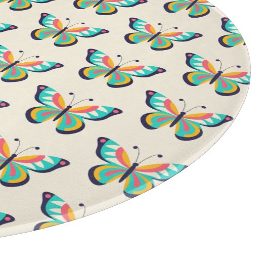 Mit Text Butterfly Schneidebrett (Ecke)