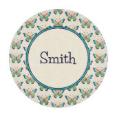 Mit Text Butterfly Schneidebrett (Vorderseite)