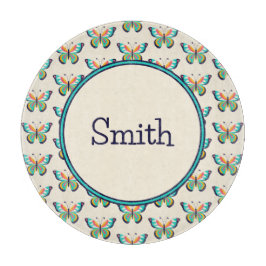 Mit Text Butterfly Schneidebrett