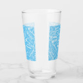 Mit Text DANKE Glass Glas (Rechts)