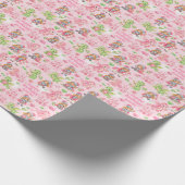 Mit Text Fantasy-Schloss-Geburtstag Geschenkpapier (Ecke)