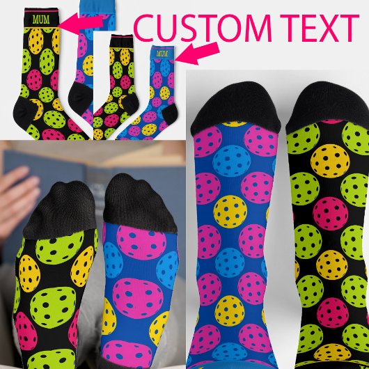 Mit Text Funny odor "Dot Dot Dink" Sock Socken