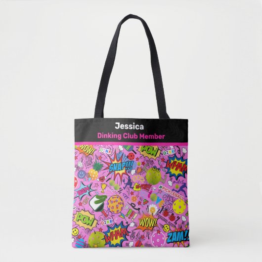 😍 mit Text gemischt pickleback pink Tasche (Vorderseite)