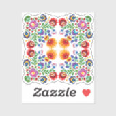 Mit Text Phantastisch poliert Folk Wycin Aufkleber (Blatt)