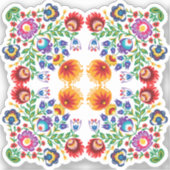 Mit Text Phantastisch poliert Folk Wycin Aufkleber (Vorderseite)