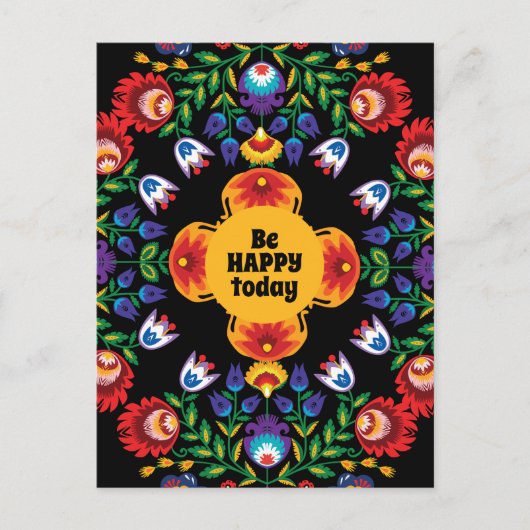 Mit Text Phantastisch poliert Folk Wycin Postkarte (Vorderseite)