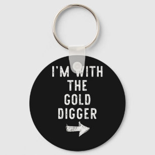 mit The Gold Digger Lustiges Halloween-Paar Schlüsselanhänger