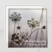 Mit tiefem Beileid auf den Verlust Ihrer Mutter (Vorne/Hinten)