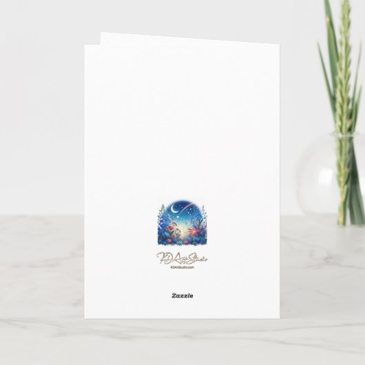 Mit tiefem Beileid Dankeskarte (Rückseite)