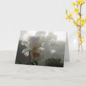 Mit tiefem Beileid Karte (Gelbe Blume)