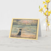 Mit tiefem Beileid Karte (Gelbe Blume)