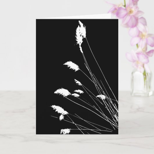 Mit tiefem Beileid Karte (Orchidee)