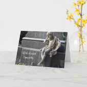 Mit tiefem Beileid Karte (Gelbe Blume)