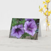 Mit tiefem Beileid Karte (Gelbe Blume)