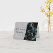 Mit tiefem Beileid Karte (Gelbe Blume)