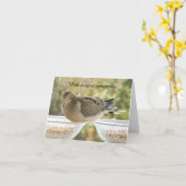 Mit tiefem Beileid - Sympathiekarte Karte (Gelbe Blume)