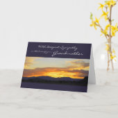 Mit tiefstem Beileid auf dem Verlust deines Großmo Karte (Gelbe Blume)