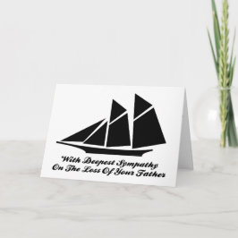 Mit tiefstem Beileid auf Verlust des Karte