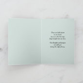 Mit tiefstem Beileid, Calla Lilies Karte (Innenseite)