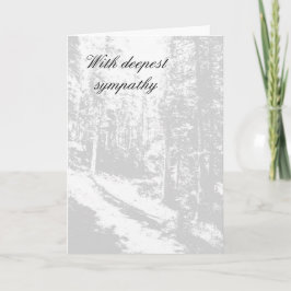 Mit tiefstem Beileid Karte