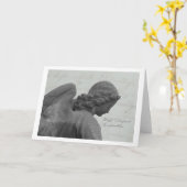 mit tiefstem Beileid Karte (Gelbe Blume)