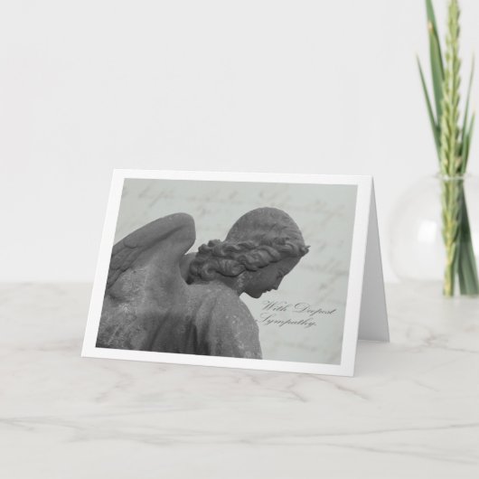 mit tiefstem Beileid Karte (Vorderseite)