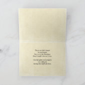 Mit tiefstem Beileid, roten Kanus, Spiegelungen Karte (Innenseite)