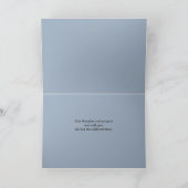 Mit tiefstem Beileid Wildblume grüßen Karte (Innenseite)